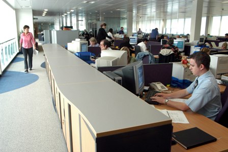 Image of Lloyds TSB call centre
