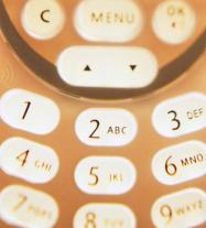 photo of phone keypad