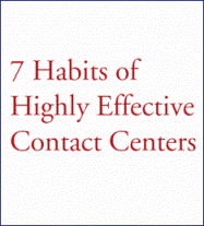 writing 7 habits of highly effective contact centres