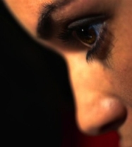 photo of call centre agent looking pensive