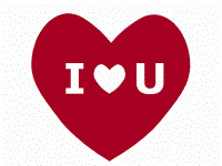 heart saying I love you