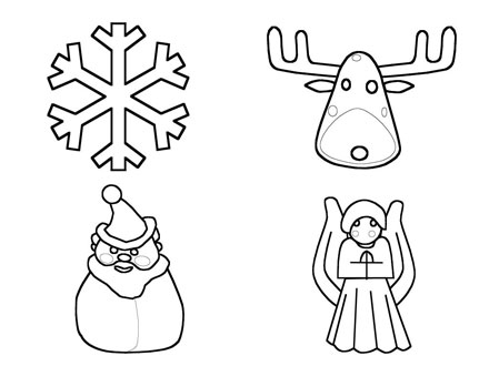 christmas cut outs