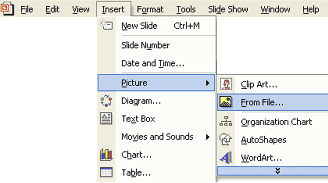 screen shot how to add an image