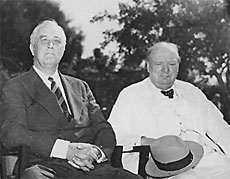 winston churchill and fdr