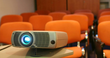 powerpoint projector