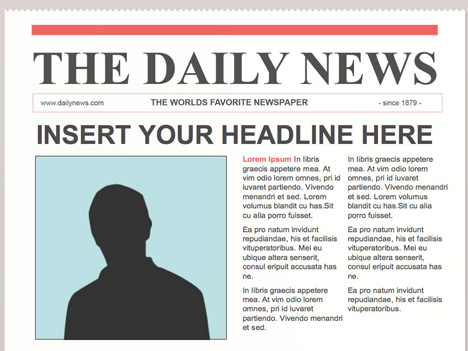 newspaper image