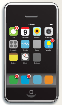 an iPhone